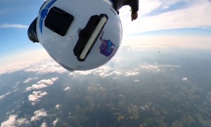 Wingsuit Collision Momentarily Knocks Instructor Unconscious