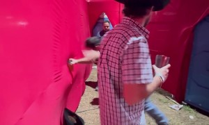 Running Into a Red Curtain