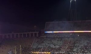 UVA Rushing the Field Against FSU