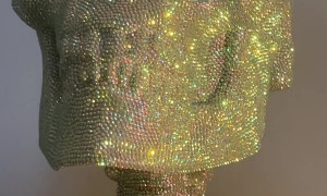 Rhinestone 12-Foot Skeleton