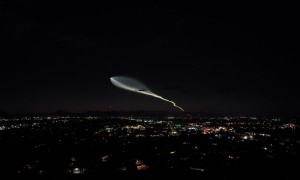 SpaceX Launch seen from Tucson Arizona