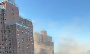 NYCHA Mitchel Housing Chimney Collapses