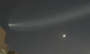 SpaceX Rocket Soars Over Tijuana