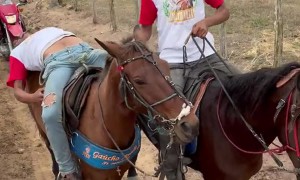 Horseback Rider Is Going to Wake Up With Back Pain