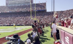 Football Player Injured After Running Into Brick Wall