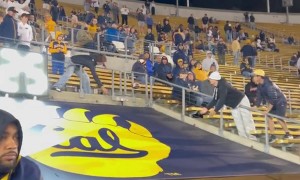 Cal vs Duke Field Goal Ball Stolen
