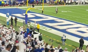 Bills Fan Munches On Massive Popcorn Bag