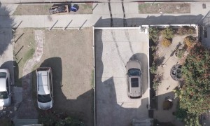 Neighbor Took the Car Out on Fresh Laid Tar