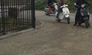 Vespa Crash in Tuscany