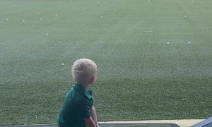 World's Next Golf Star Takes Confident Swing