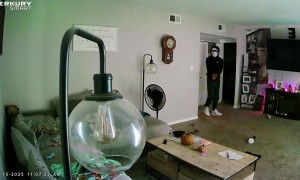 Masked Men With Guns Kick In Home's Front Door