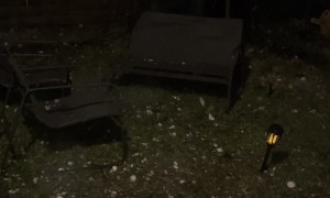 Massive Hailstones Fall in Chateauroux in 2022 Storm