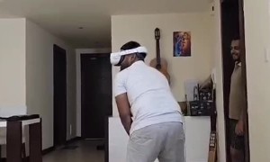 Running Between the VR Wickets