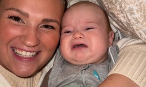 Baby Cries At His Parents’ Loud Kisses