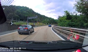 Close Call on Scenic Italian Highway