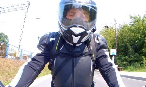 Motorcyclist Thrown From Bike