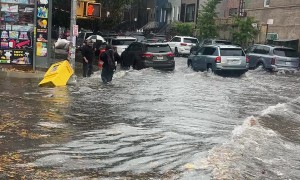 Flooding Turns Bushwick Into Waterfront