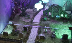 Haunted Graveyard Diorama