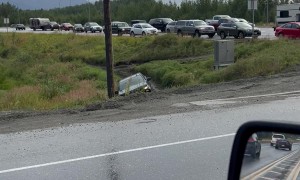 Chevy Stuck in a Ditch