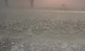 Hailstorm Pummels Barbosa Ferraz
