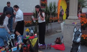 Dia De Muertos Offering Catches Fire