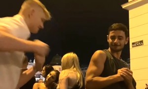 Drunk Man Punches Woman on Accident