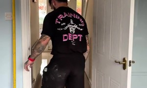 Freshly-Poured Leveling Compound Ruined By Mail Main