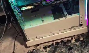 Computer Glass Shattering Unexpectedly