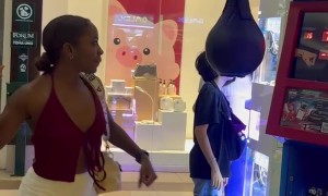 Punching Bag Machine Hits Back