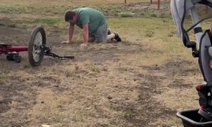 Man Regrets Asking His Wife to Film His Sick Jump