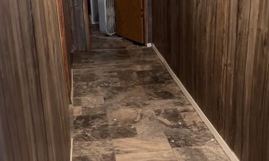 Boyfriend Pranked With Baby Oil On Floor