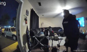 Door Kicked Open in Apparent Robbery Attempt