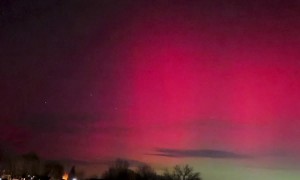 Northern Lights Over Berthoud, Colorado