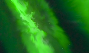 Aurora Made the Ground Turn Red