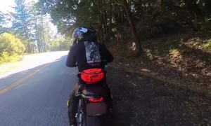 Riding Motorcycle With Worn Out Tires
