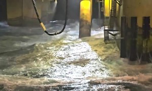 High Sea Alongside Oilrig