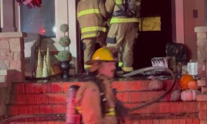 NFL Great Percy Havin’s House in Flames