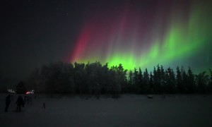 Intense Colorful Aurora in Alaska
