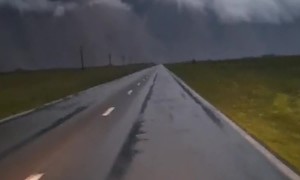 Biking Into a Storm