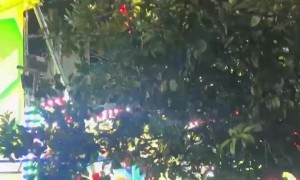 Mariachi Band Plays On Amusement Park Ride