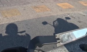 Distracted Dad Drops Stroller