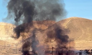 Large Fire Breaks Out at a Construction Site in Lehi, Utah