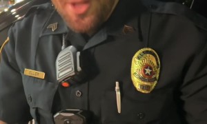I Got a Sticker From a Police Officer
