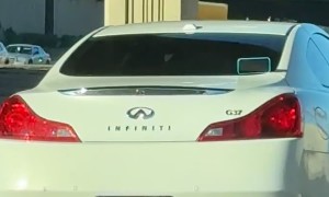 Phone Left Precariously on Moving Vehicle