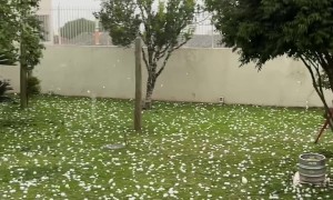 Golf Ball Sized Hailstorm in Brazil Causes Major Damage
