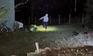 Son Can't See The Football In The Dark