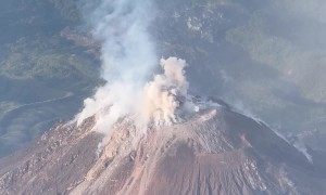 Santiaguito Volcano Eruption
