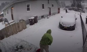 When You Jinx Yourself Shoveling a Snowy Driveway