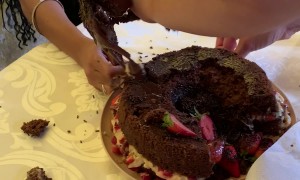 Cake Needs Frosting Deboning Before Eating