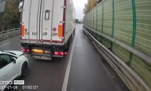 Car Following Too Close Gets Front End Damage